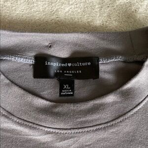 Gray Crewneck Sweater in Soft Knit